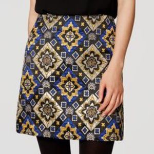LOFT Diamond Mosaic Skirt